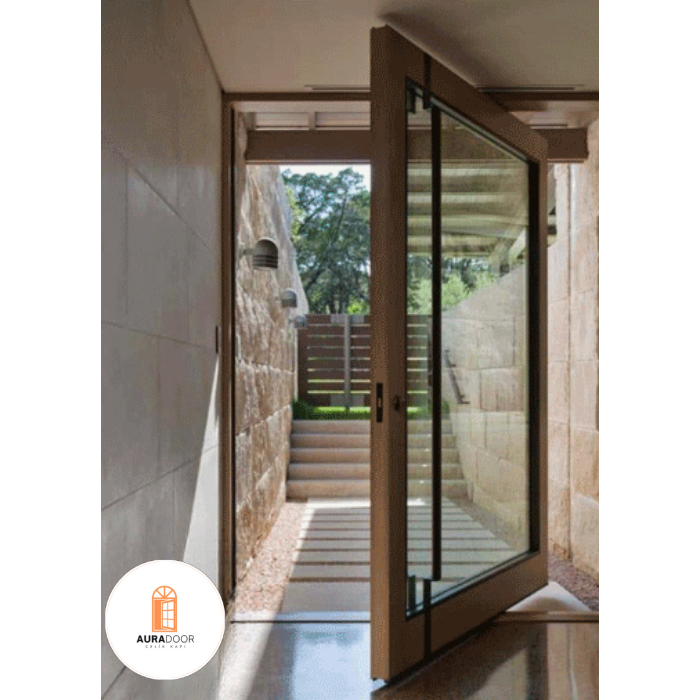 Camlı Pivot Kapı AUP-029